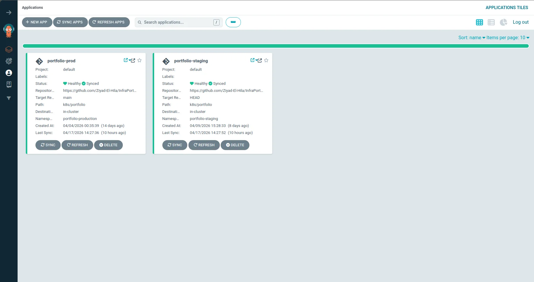 MyPortfolio screenshot 3